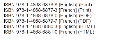 ISBN 