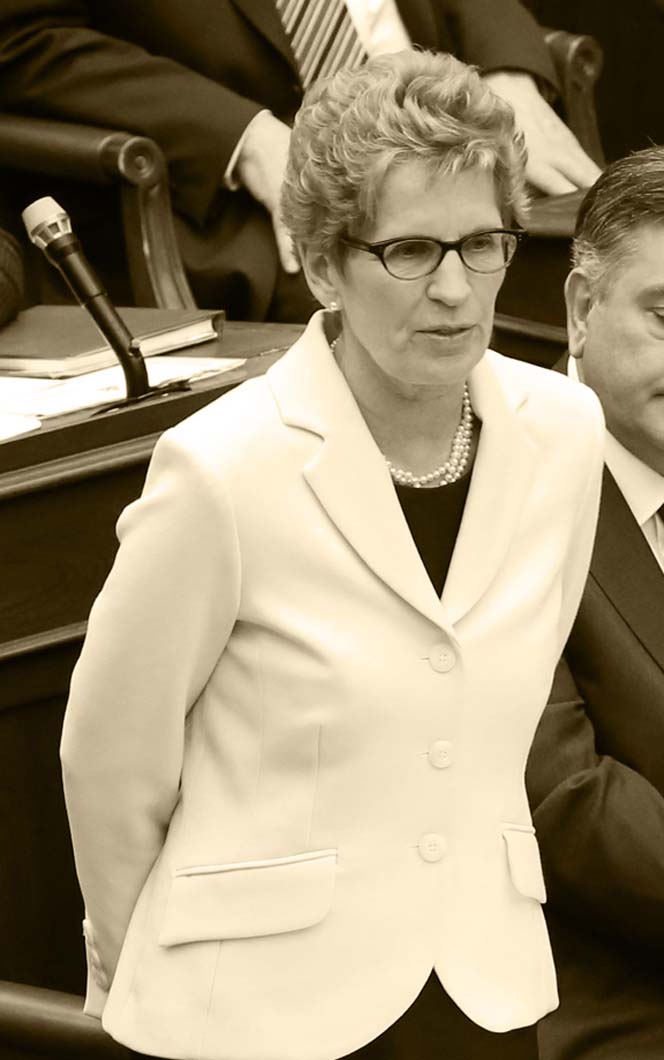 l'honorable Kathleen O. Wynne, députée de 2003 à 2022 Photo de l'honorable Kathleen O. Wynne, députée de 2003 à 2022